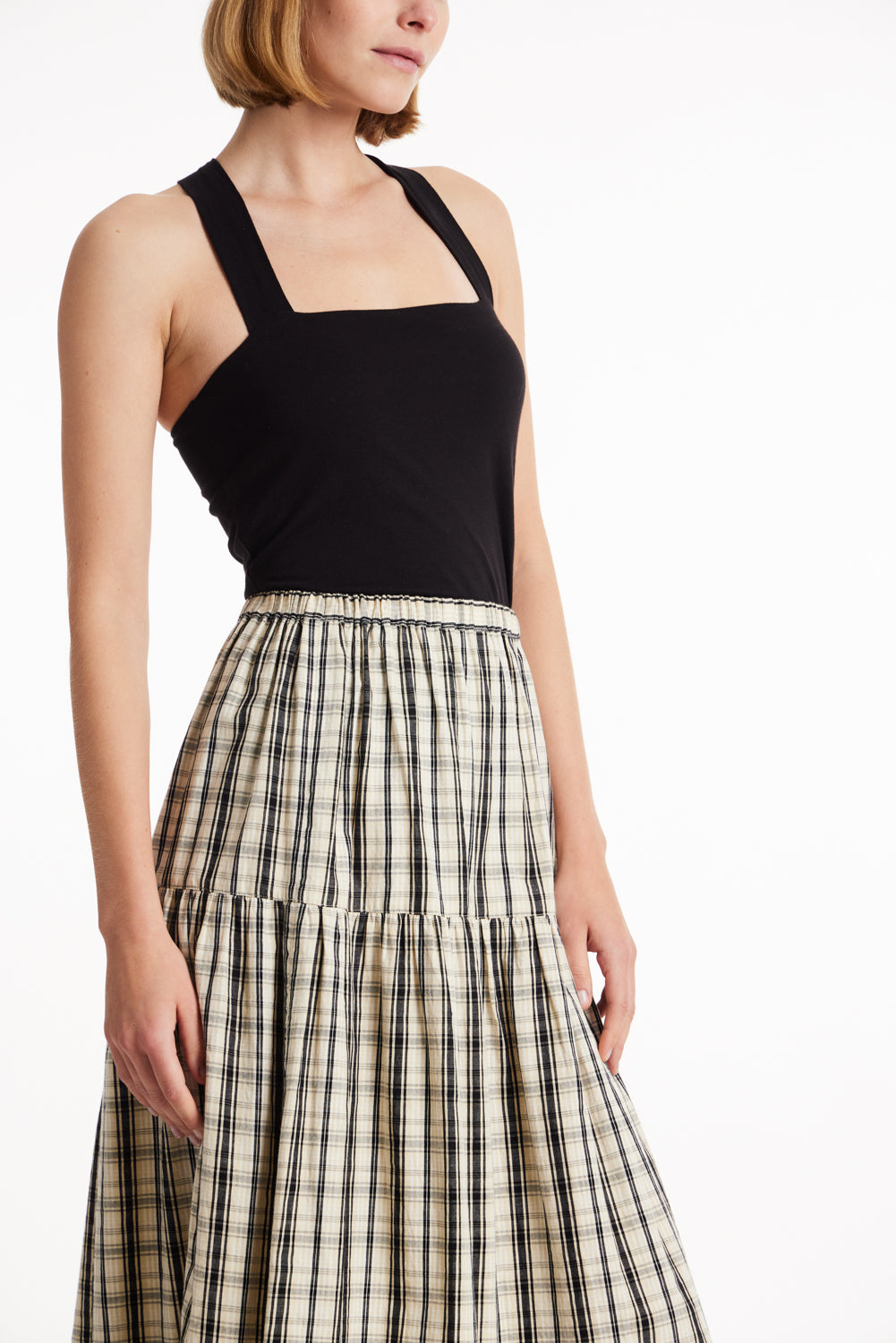Ulla Checkered Skirt
