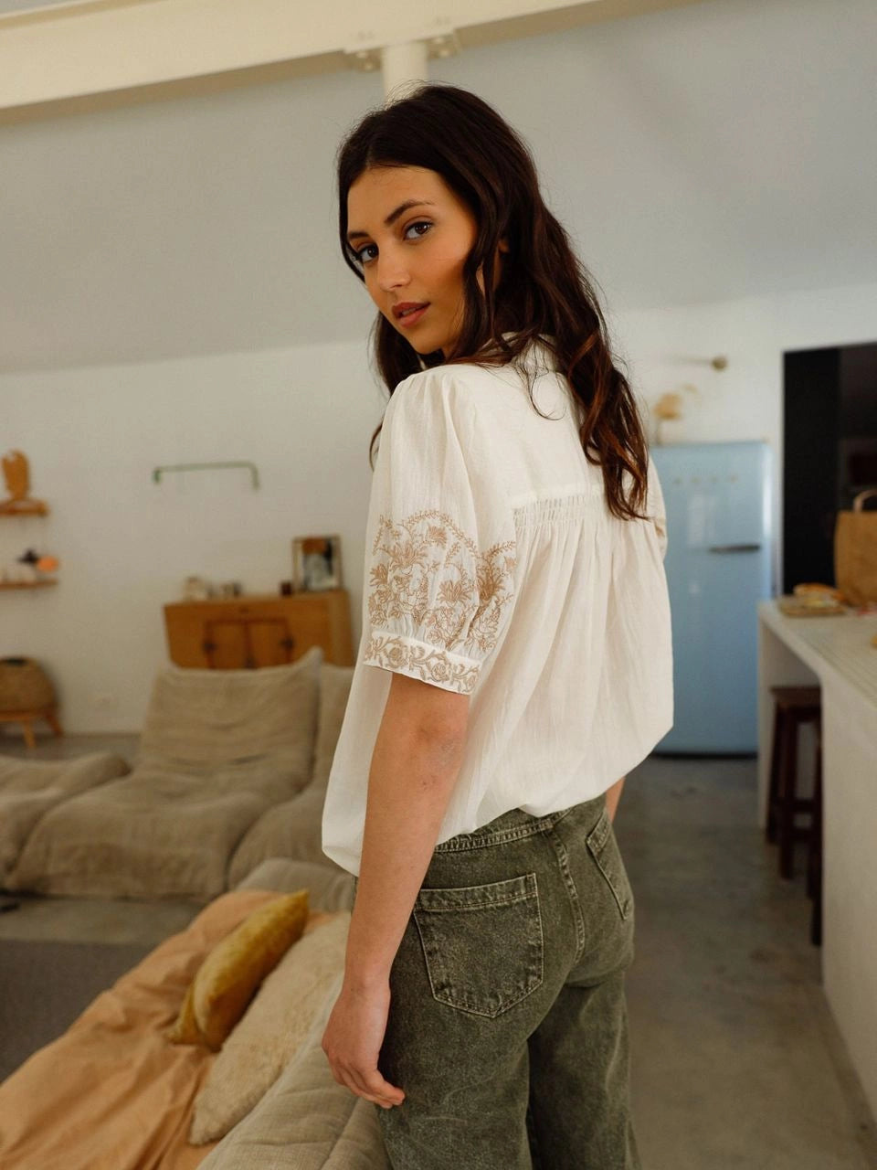 Paula Embroidered Shirt
