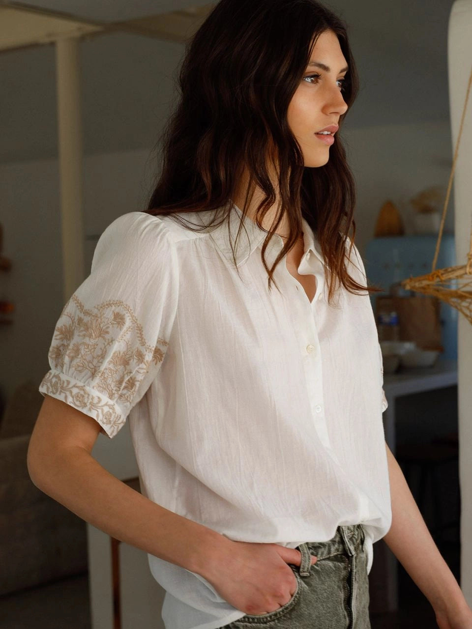 Paula Embroidered Shirt