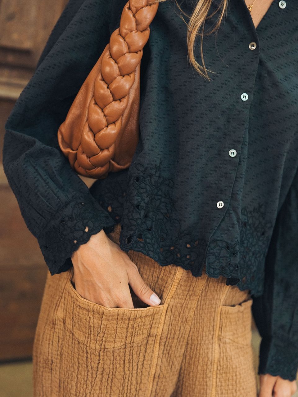 Hand Embroidered Shirt