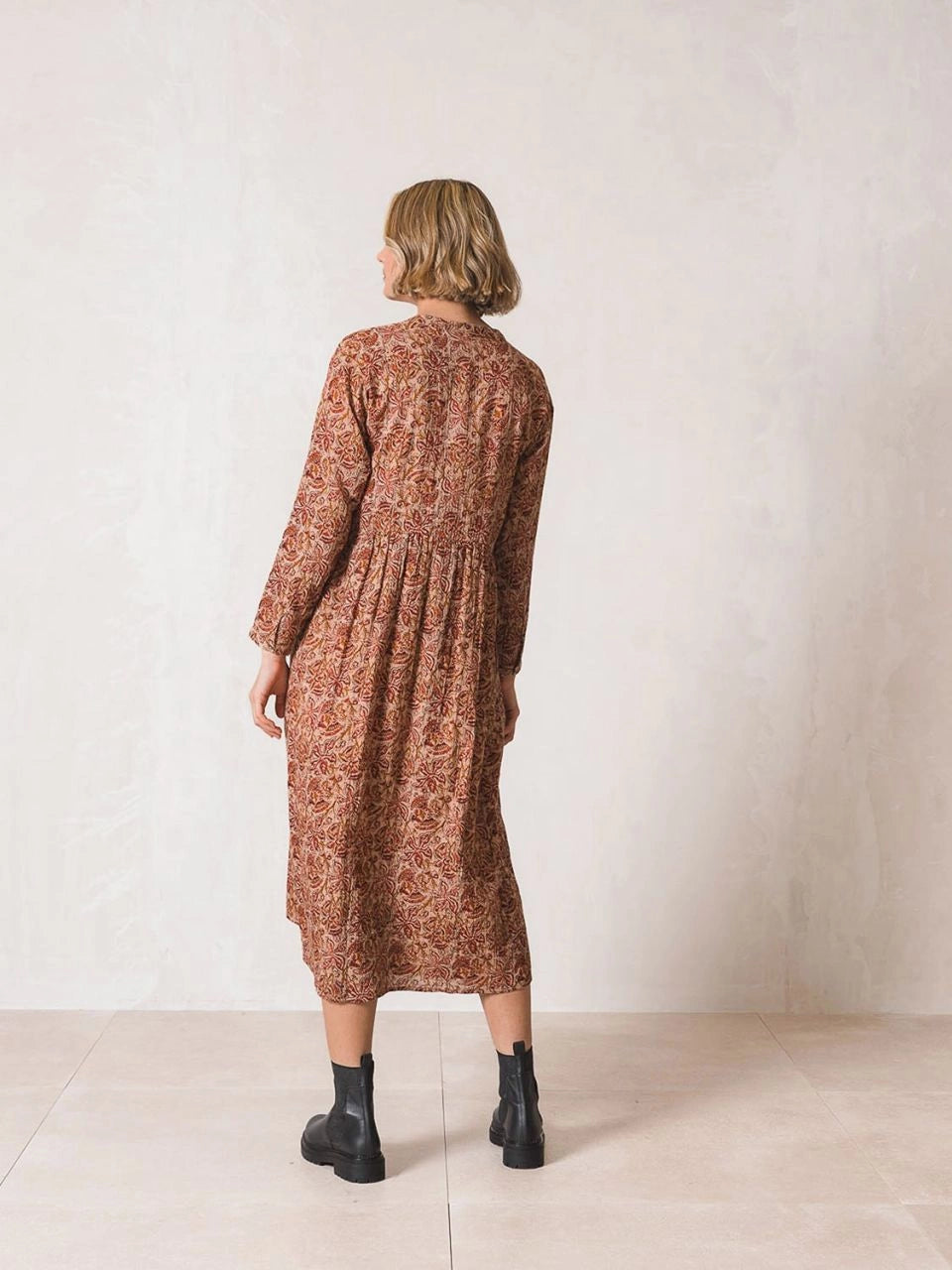 Batik Shirt Dress