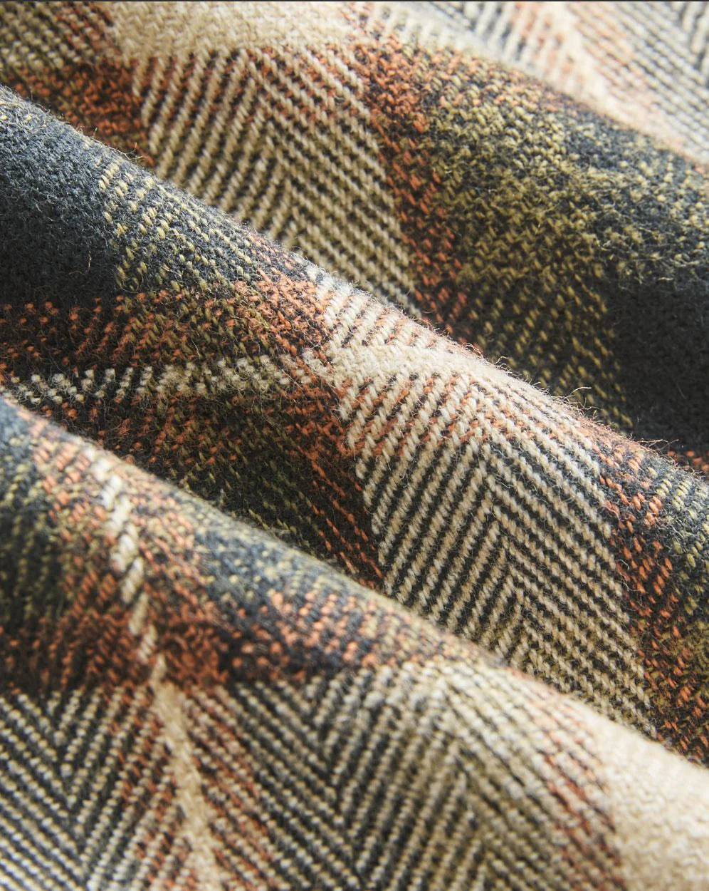 Mila Japanese Cotton Flannel Shirt - Charcoal Plaid