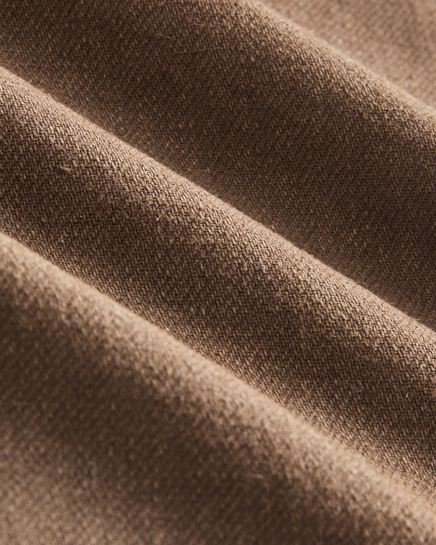 River Pant in Garment Dyed Recycled Cotton - Mud