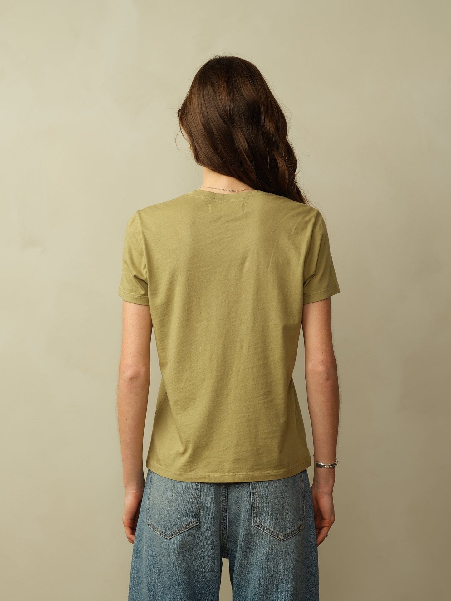 Teresa Organic Cotton Tee - Avocado