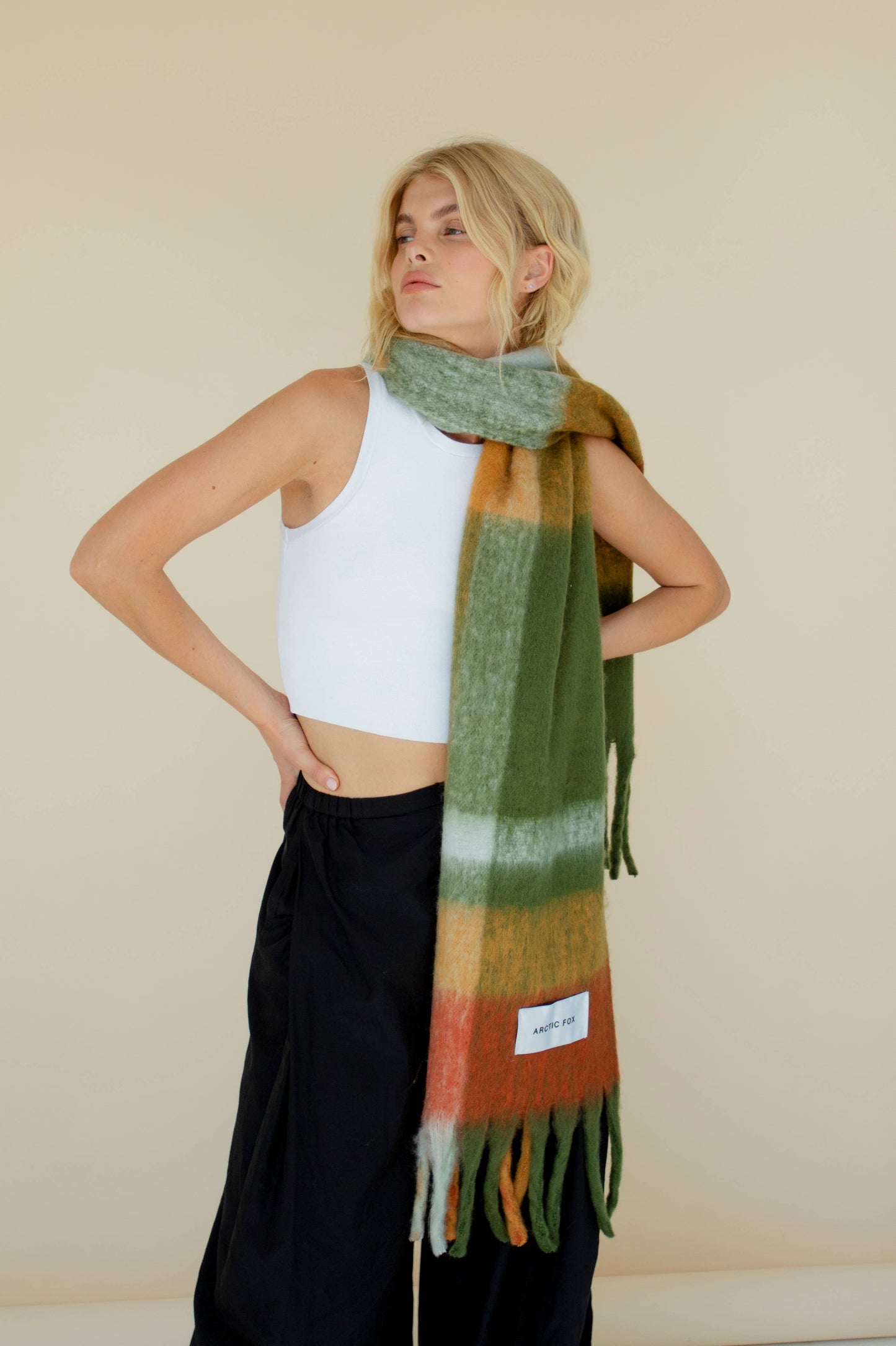 The Stockholm Scarf - Mossy Spring
