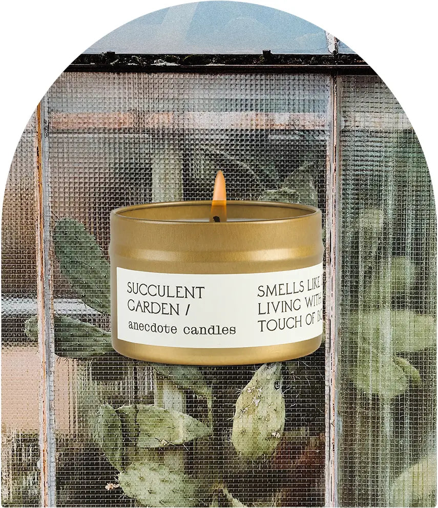 Succulent Garden Candle (Floral & Coconut)