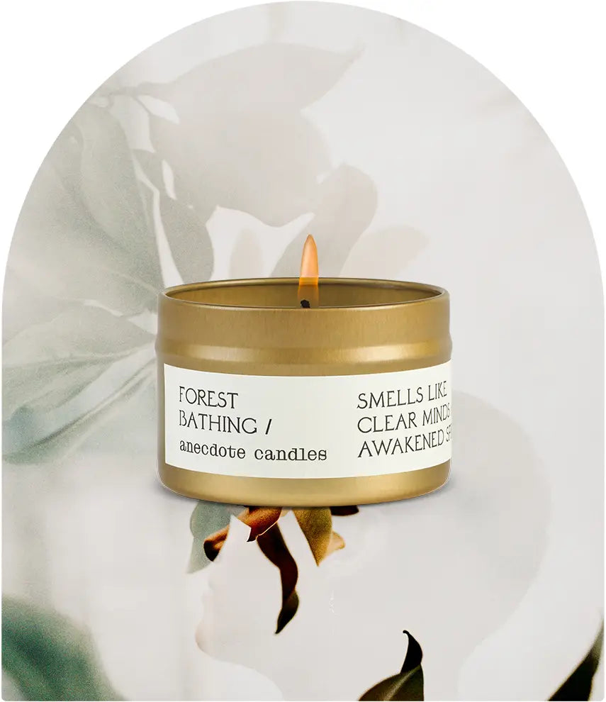 Forest Bathing Candle (Green Tea & Lemongrass)