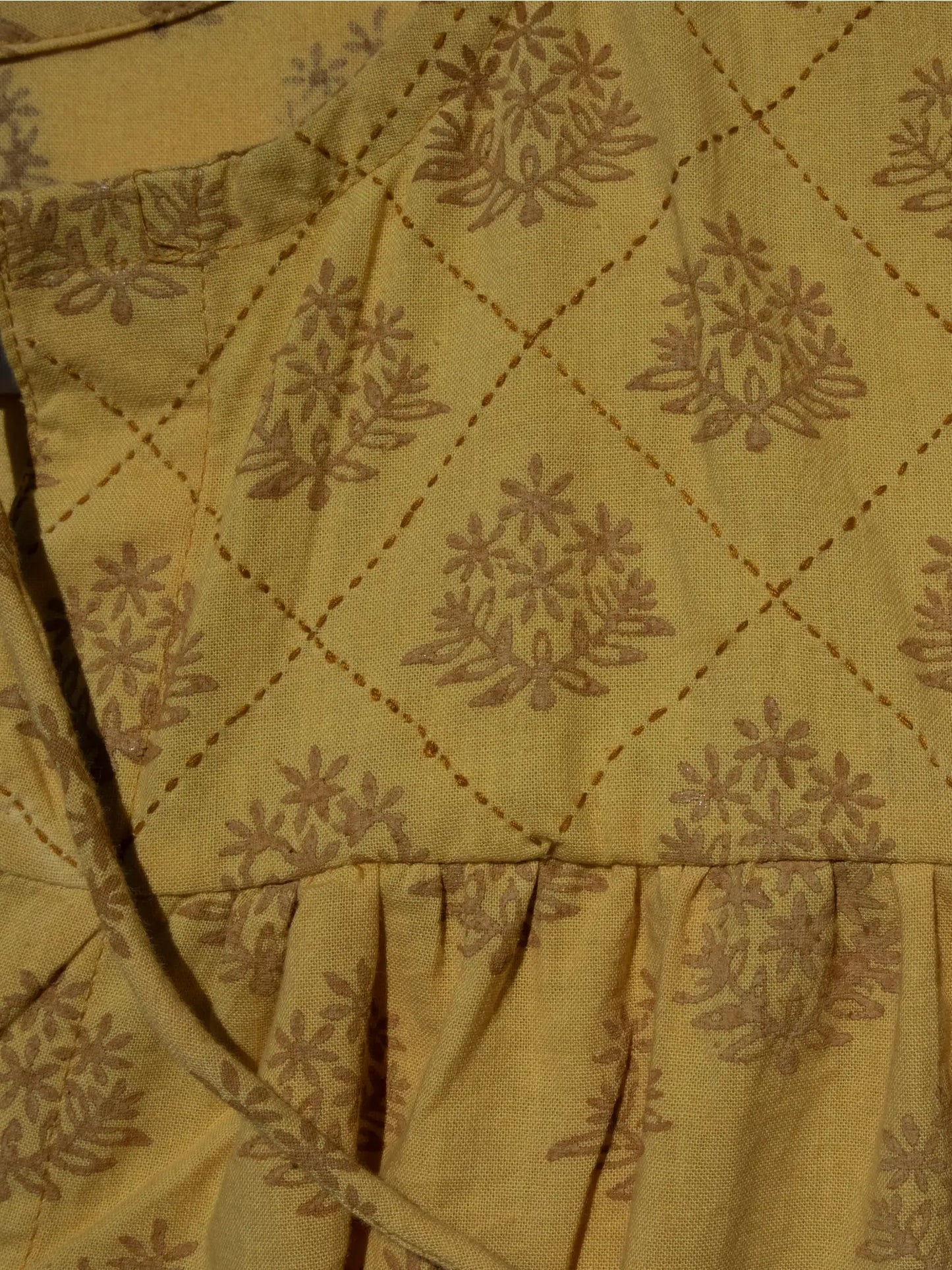 Devi Floral Stamp Blouse