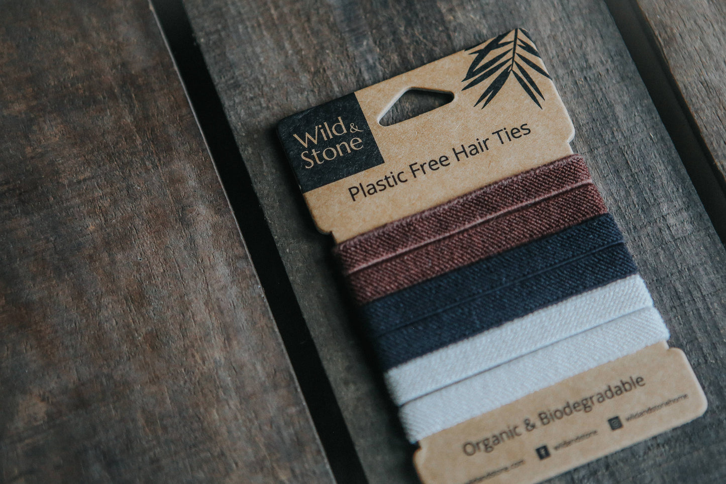 Plastic Free Hair Ties - 6 Pack