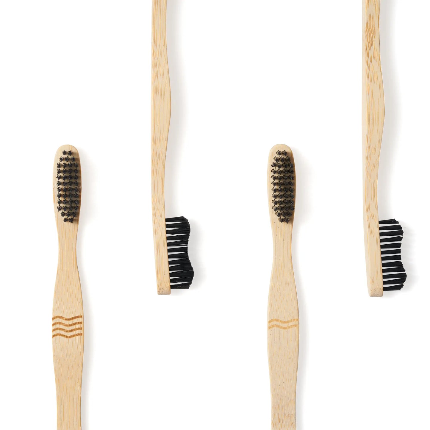 Adult Bamboo Toothbrush - 4 Pack