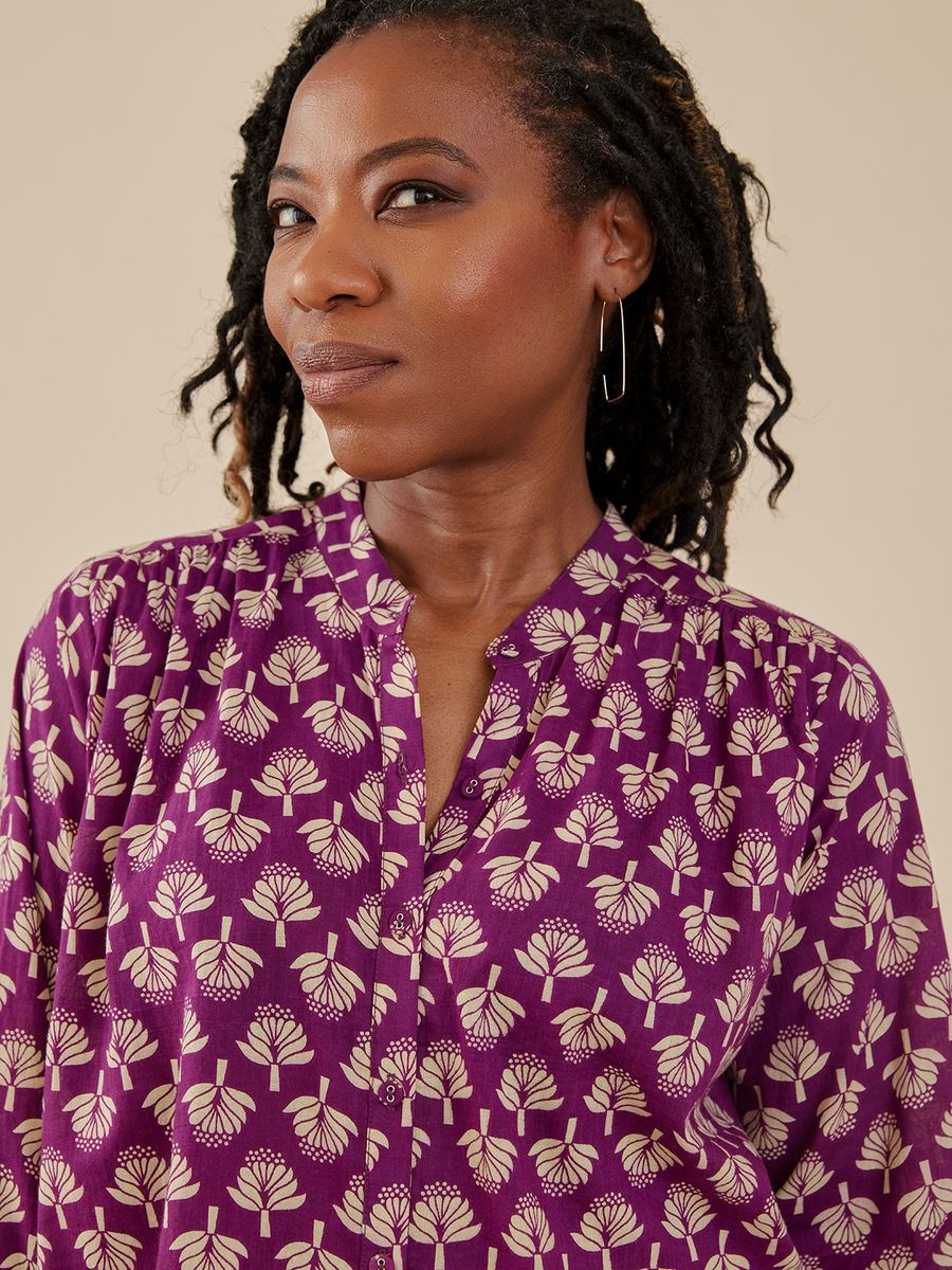 Stella Top - Magenta Petal
