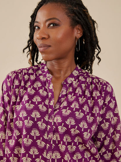 Stella Top - Magenta Petal
