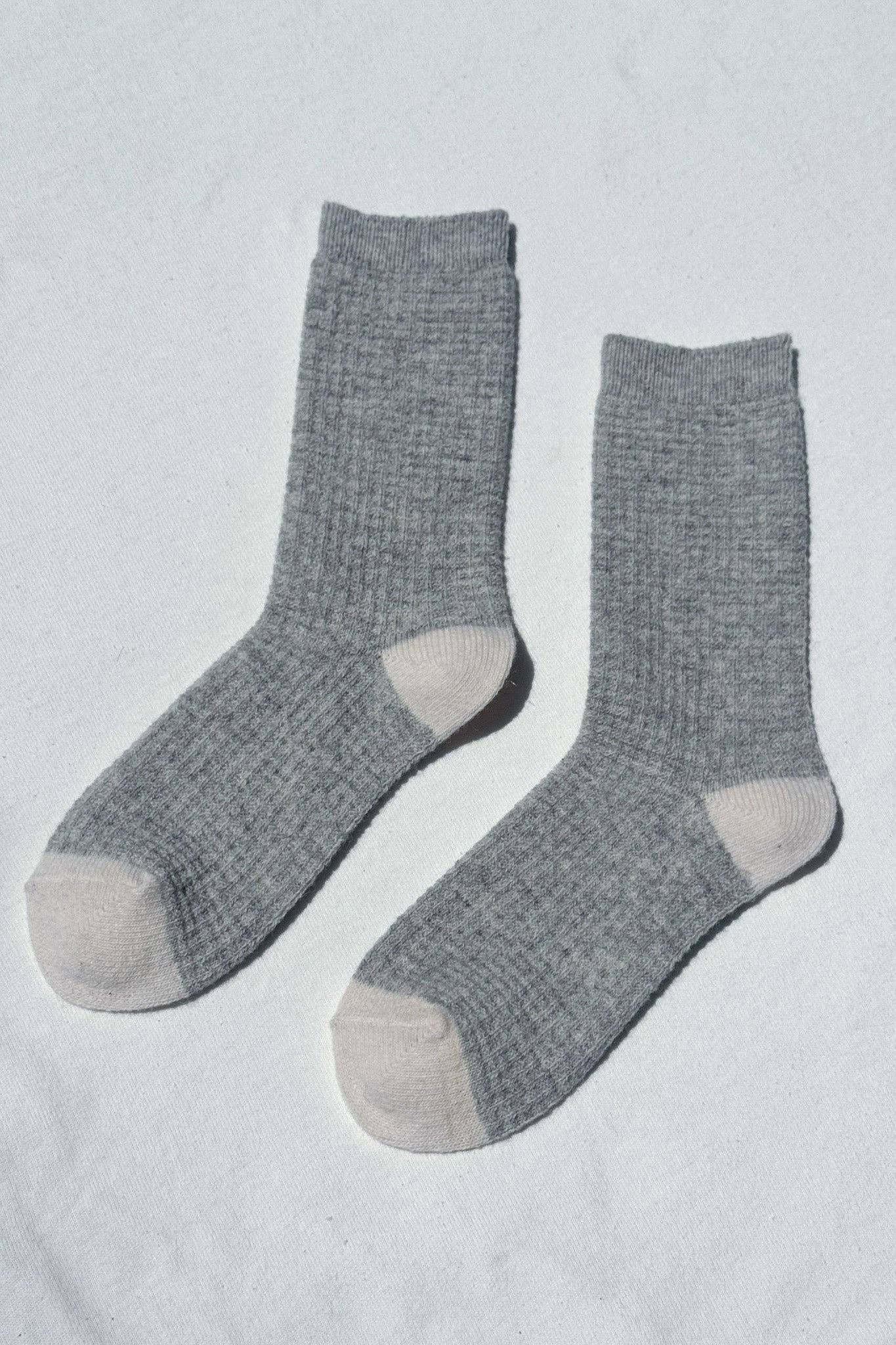 Wool Waffled Socks - Multiple Options