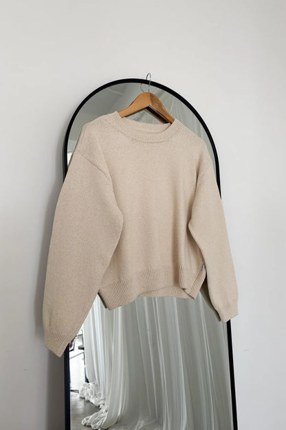 PREORDER Milo Cotton Sweater - Naturel