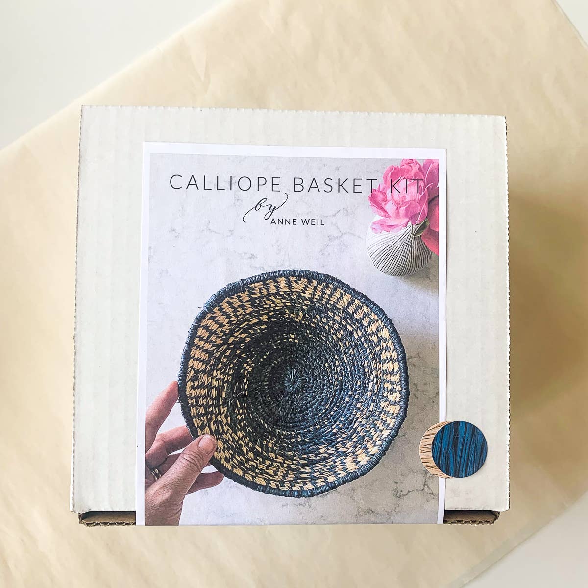 Calliope Basket Kit - Pesto and Botanical (makes 2)