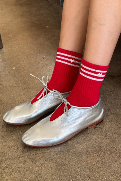 Embroidered Girlfriend Socks - Multiple Colors