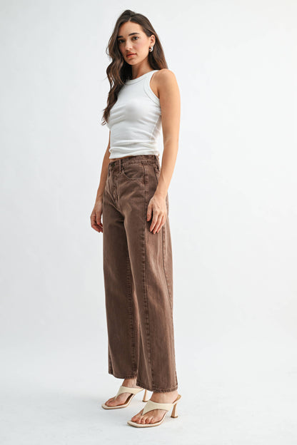 Barrel Jean Twist - Vintage Brown