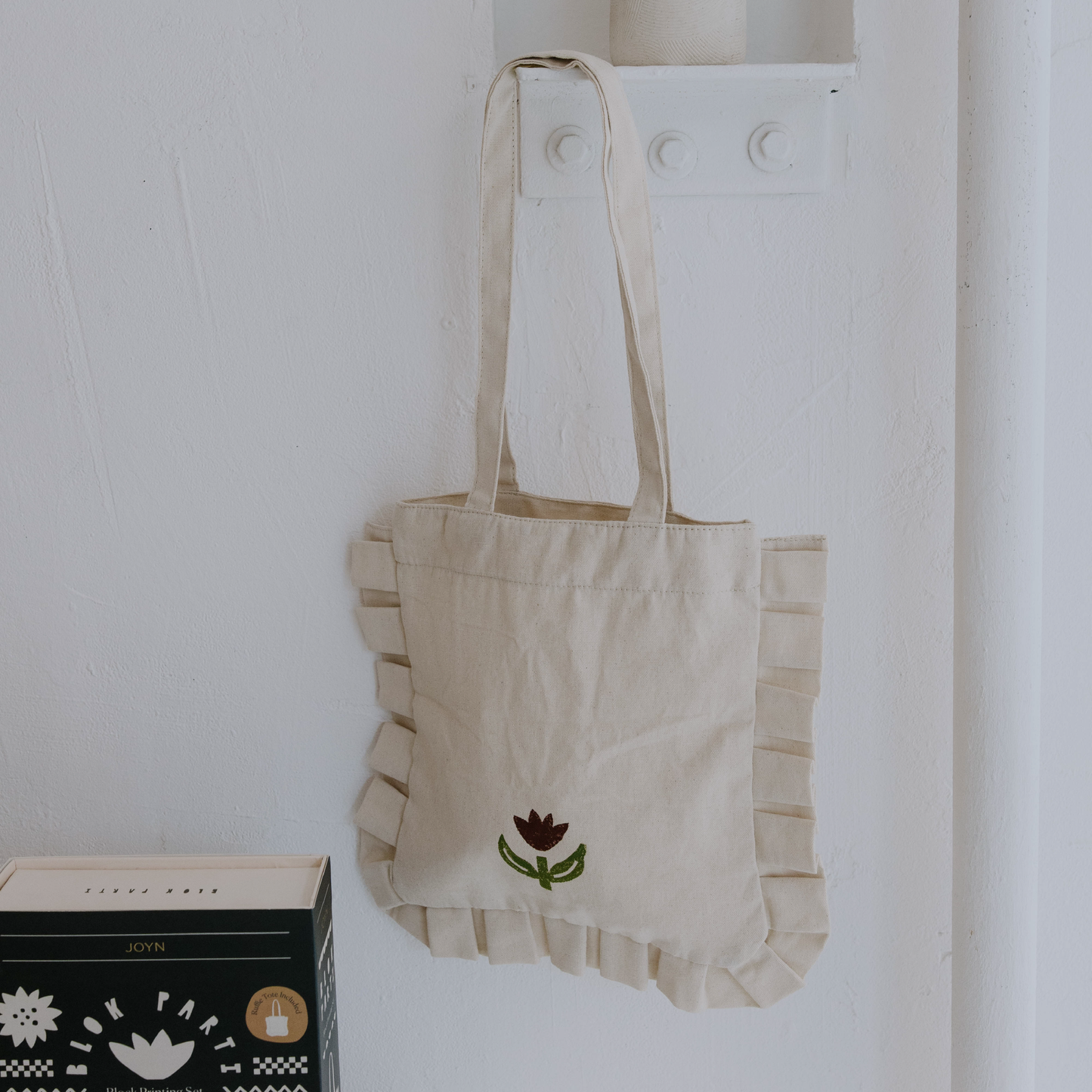 Block Printing Kit - Tulip Ruffle Tote