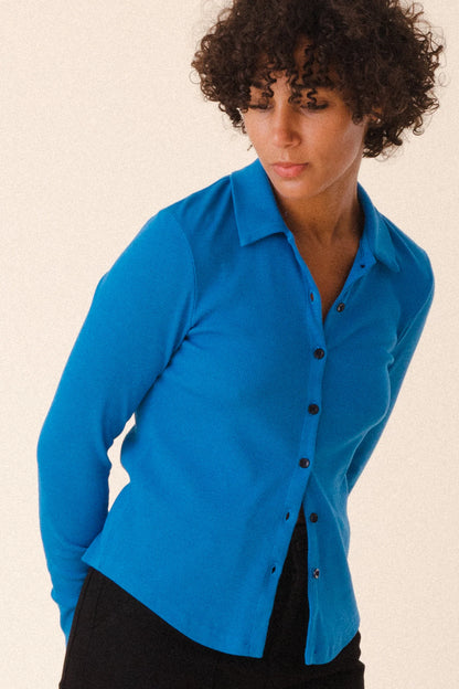 Cavalos Shirt - French Blue