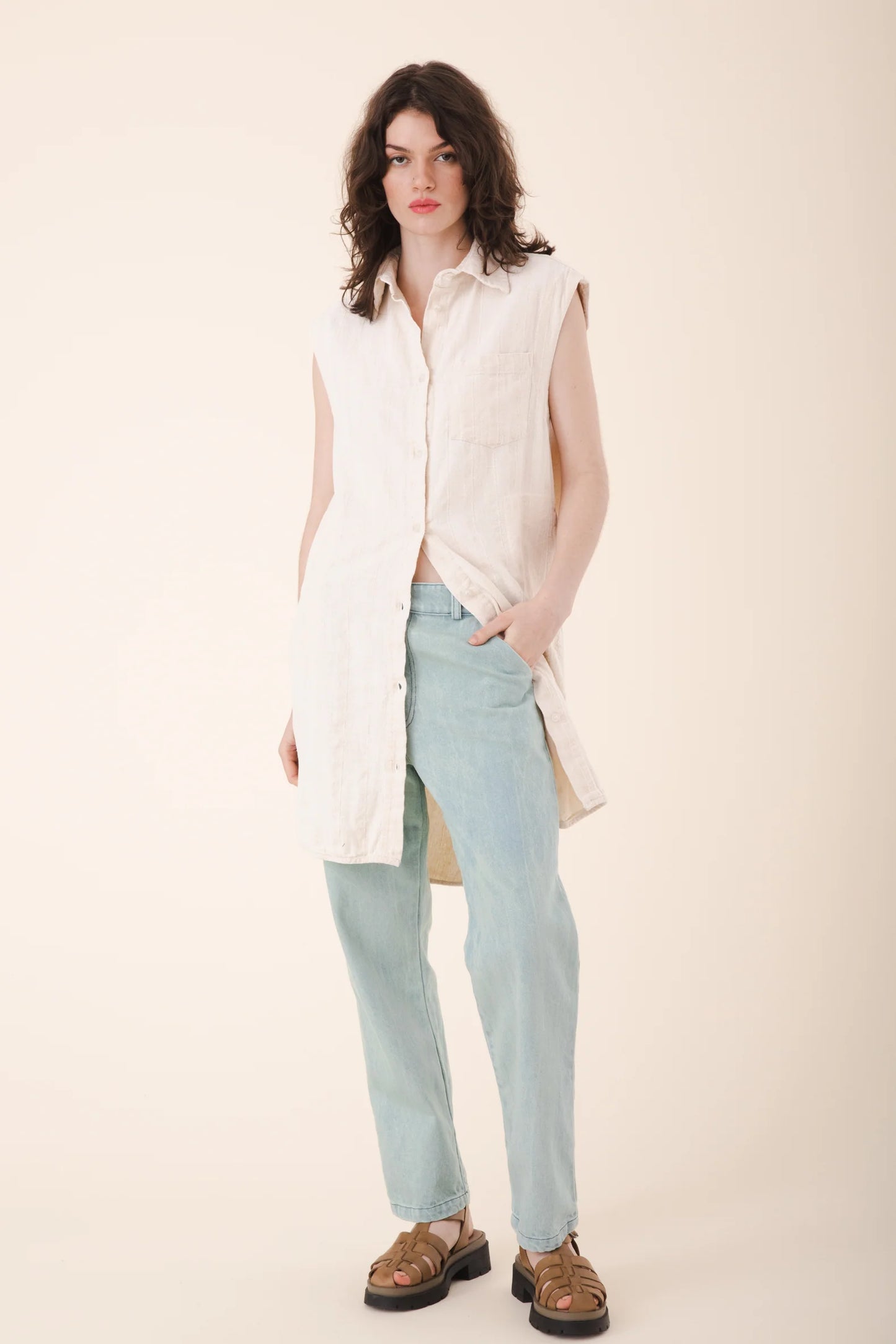 Replica Shirtdress Sleeveless - Oyster