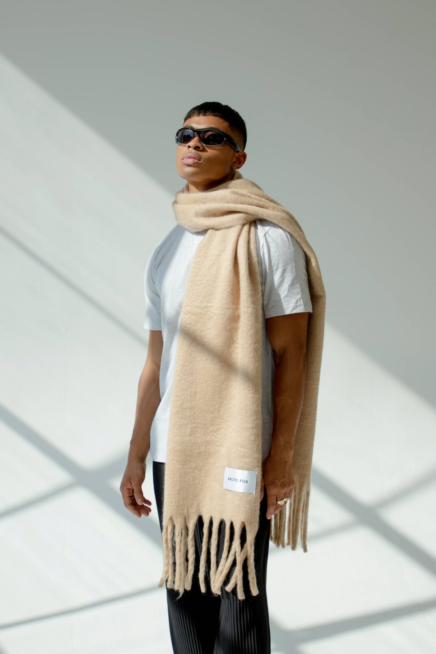 Curate - Arctic Fox & Co. The Reykjavik Scarf - Sustainable Fashion Arctic Grey
