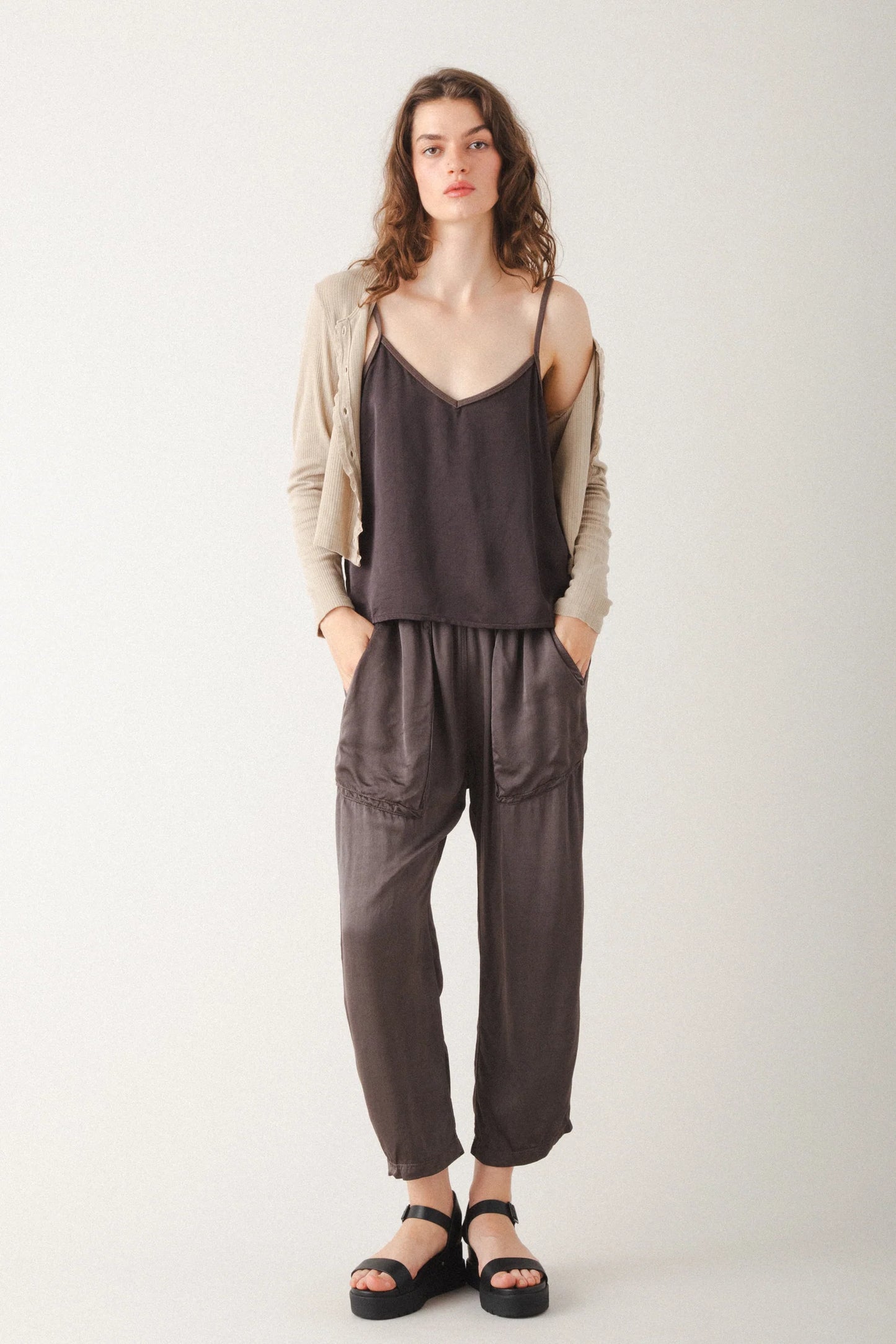 Pretty In Pointelle in Oatmeal