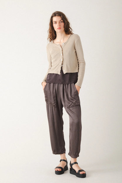 Pretty In Pointelle in Oatmeal