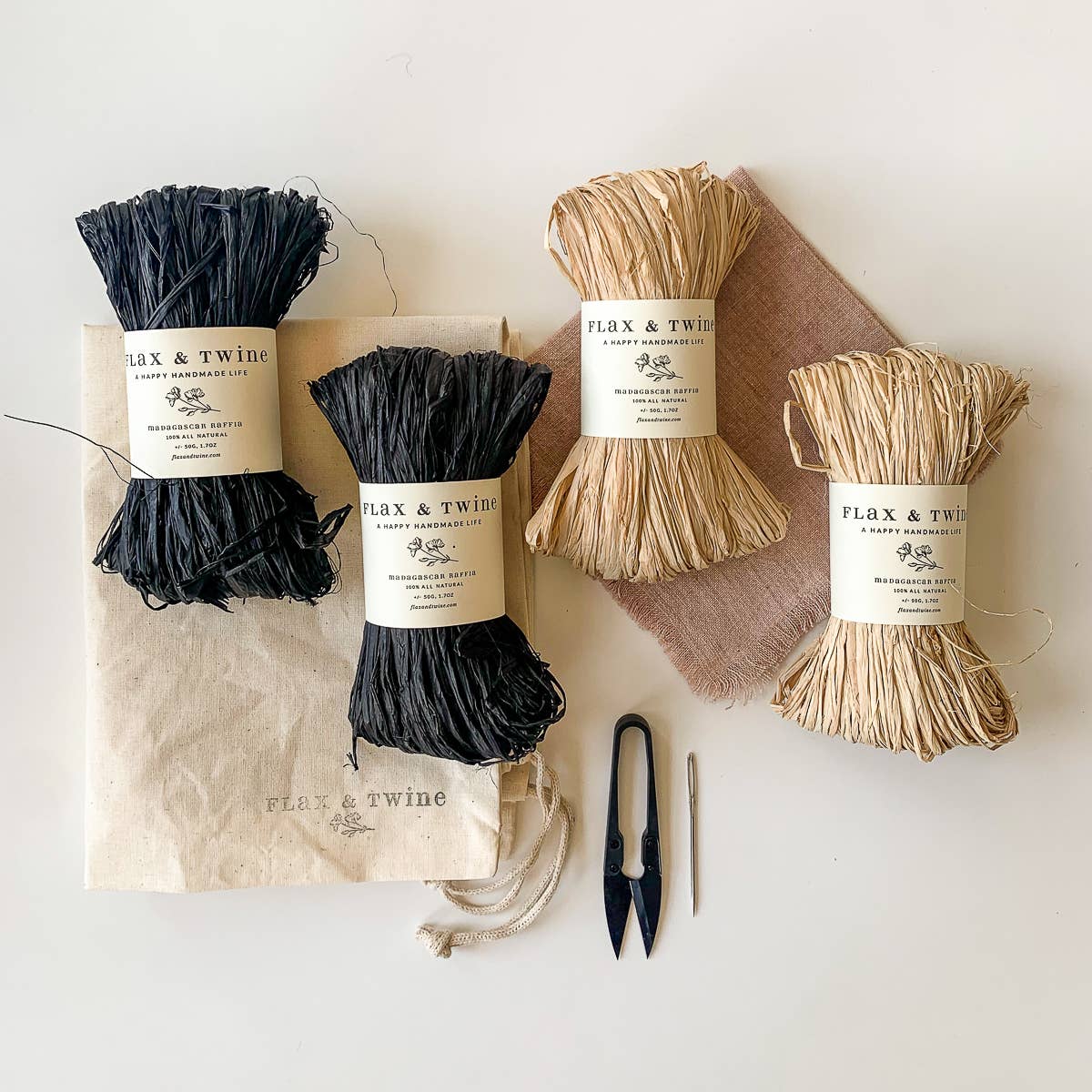 Calliope Basket Kit - Pesto and Botanical (makes 2)