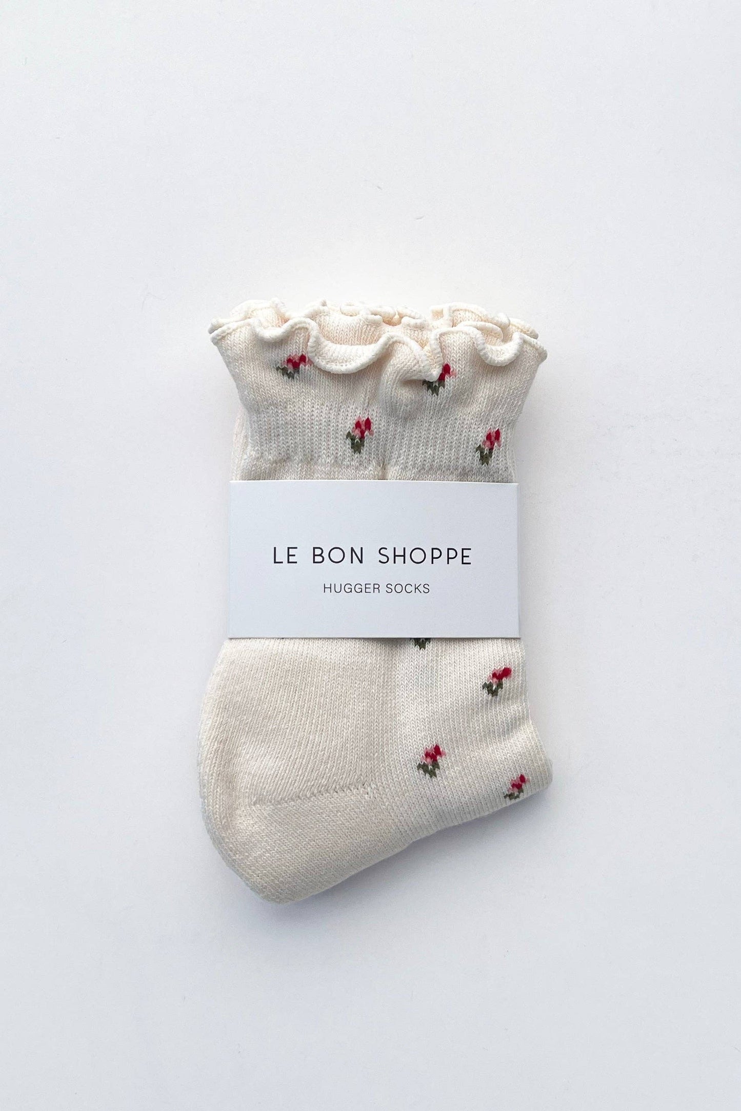 Petal Ruffled Hugger Crew Socks - Multiple Colors