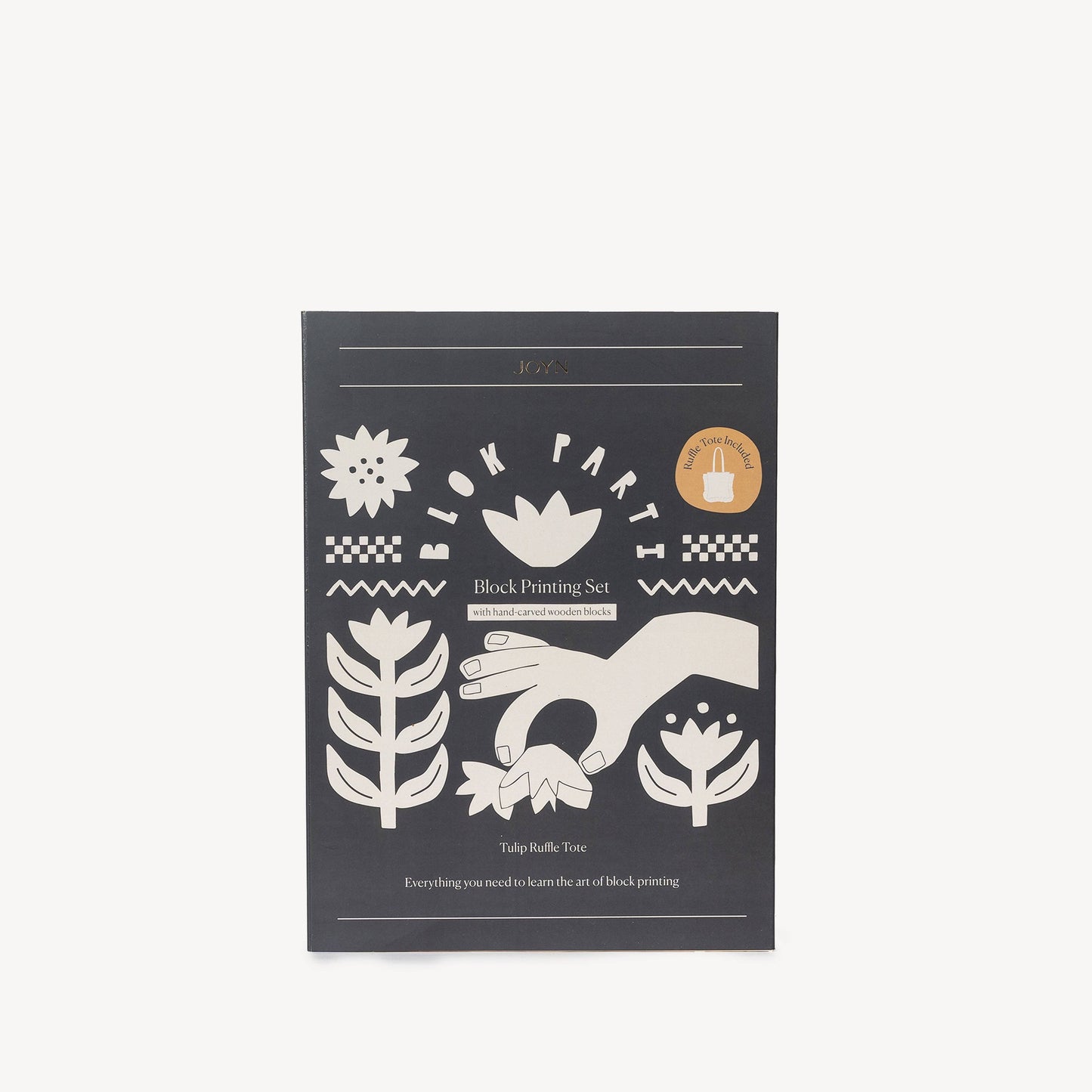 Block Printing Kit - Tulip Ruffle Tote