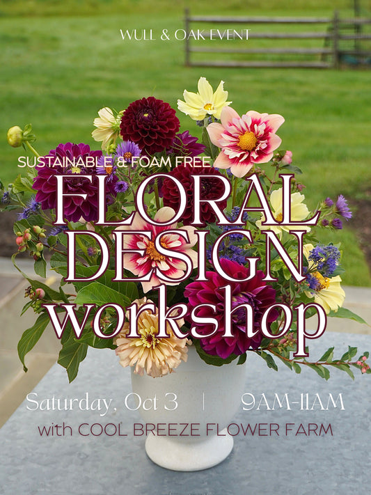 Oct. 3 | Sustainable Floral Design with Dahlias Workshop