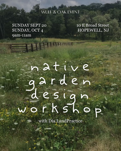 SEPT 20 & OCT 4 | Native Garden Design Workshop