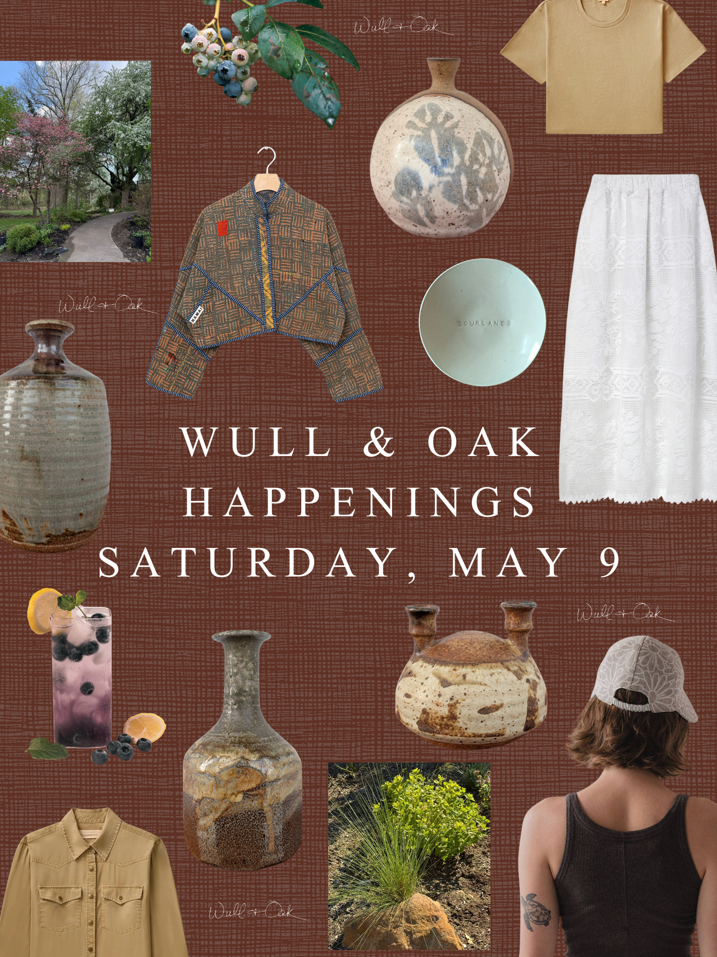 MAY 9 | TRUNK SHOW, VINTAGE CERAMICS, GARDEN DESIGN CONSULTS