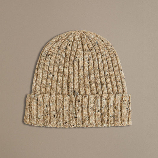 Unisex Donegal Beanie | Oat