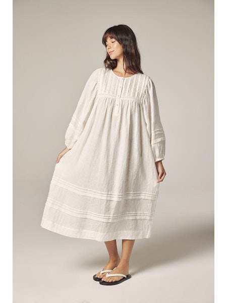 Laced Linen Dress