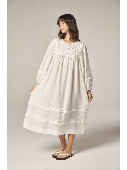 Laced Linen Dress