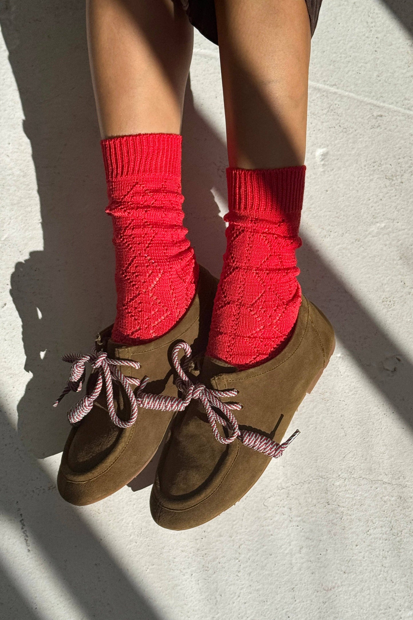 Modal Eyelet Socks - Multiple Colors