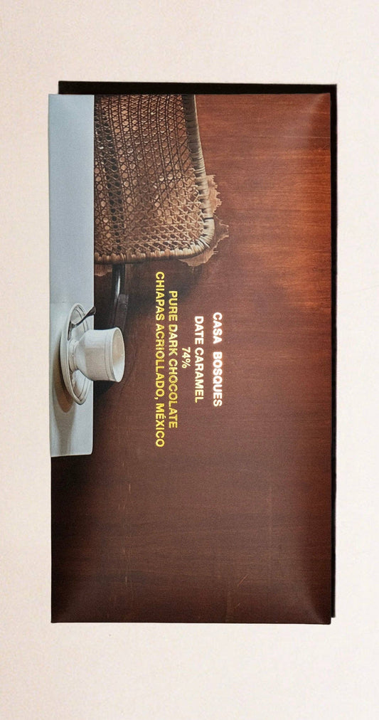 Casa Bosques Chocolate: DATE CARAMEL 74%