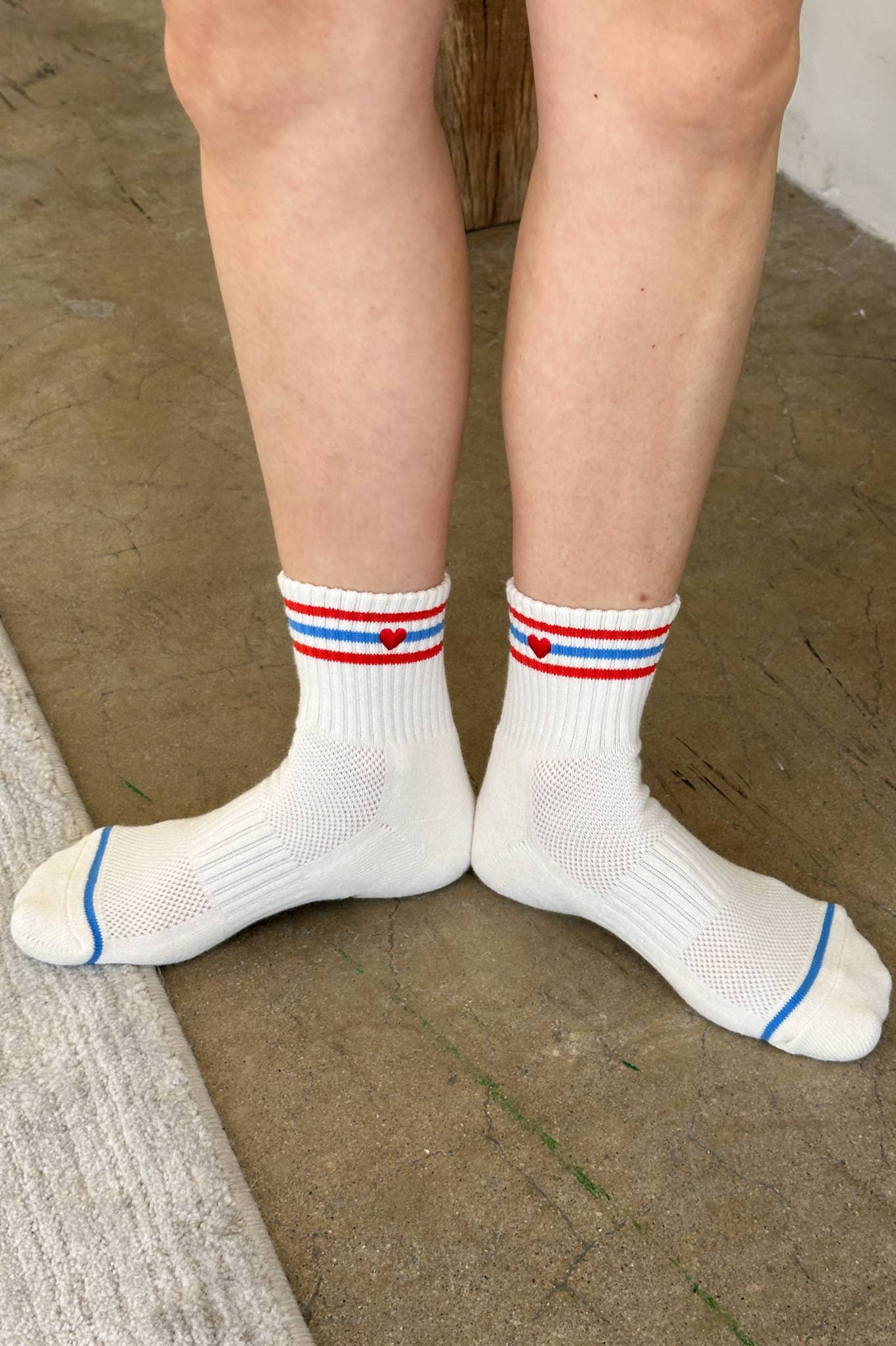 Embroidered Girlfriend Socks - Multiple Colors