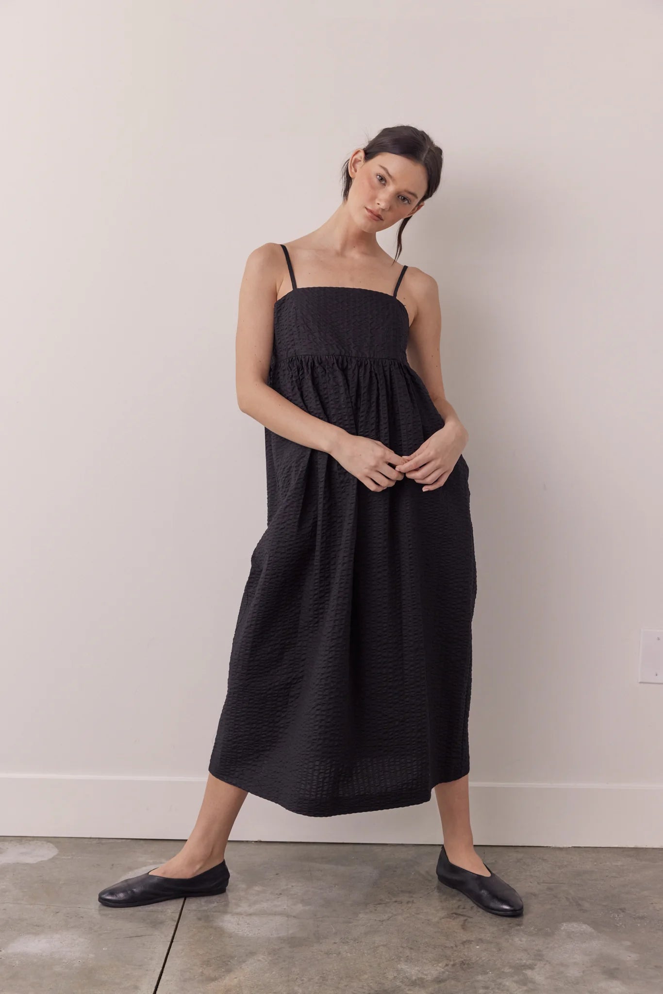 Cami Midi Cotton Dress