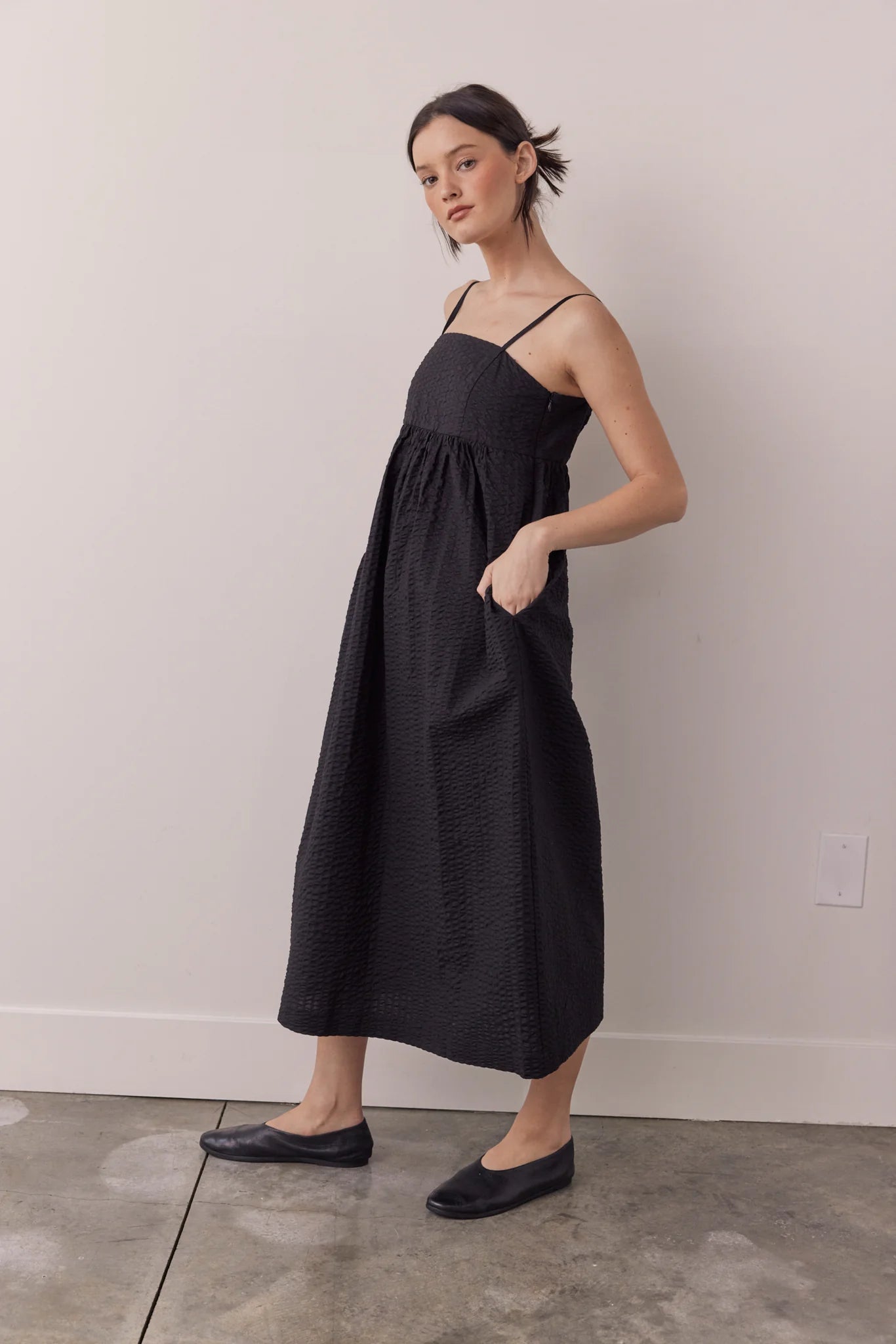 Cami Midi Cotton Dress