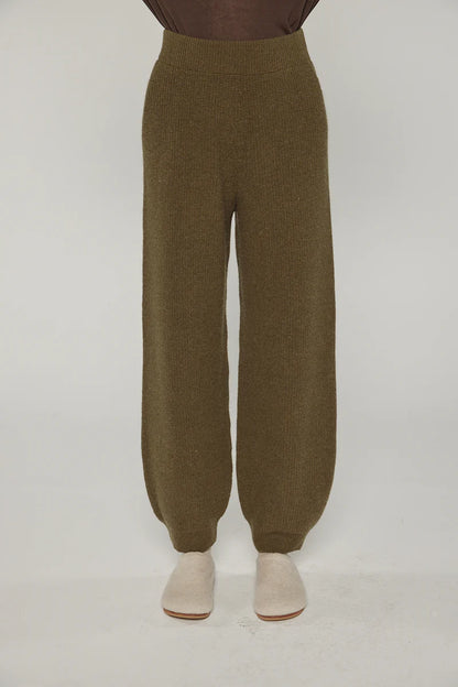 Cashmere Wool Blend Sweater Pants