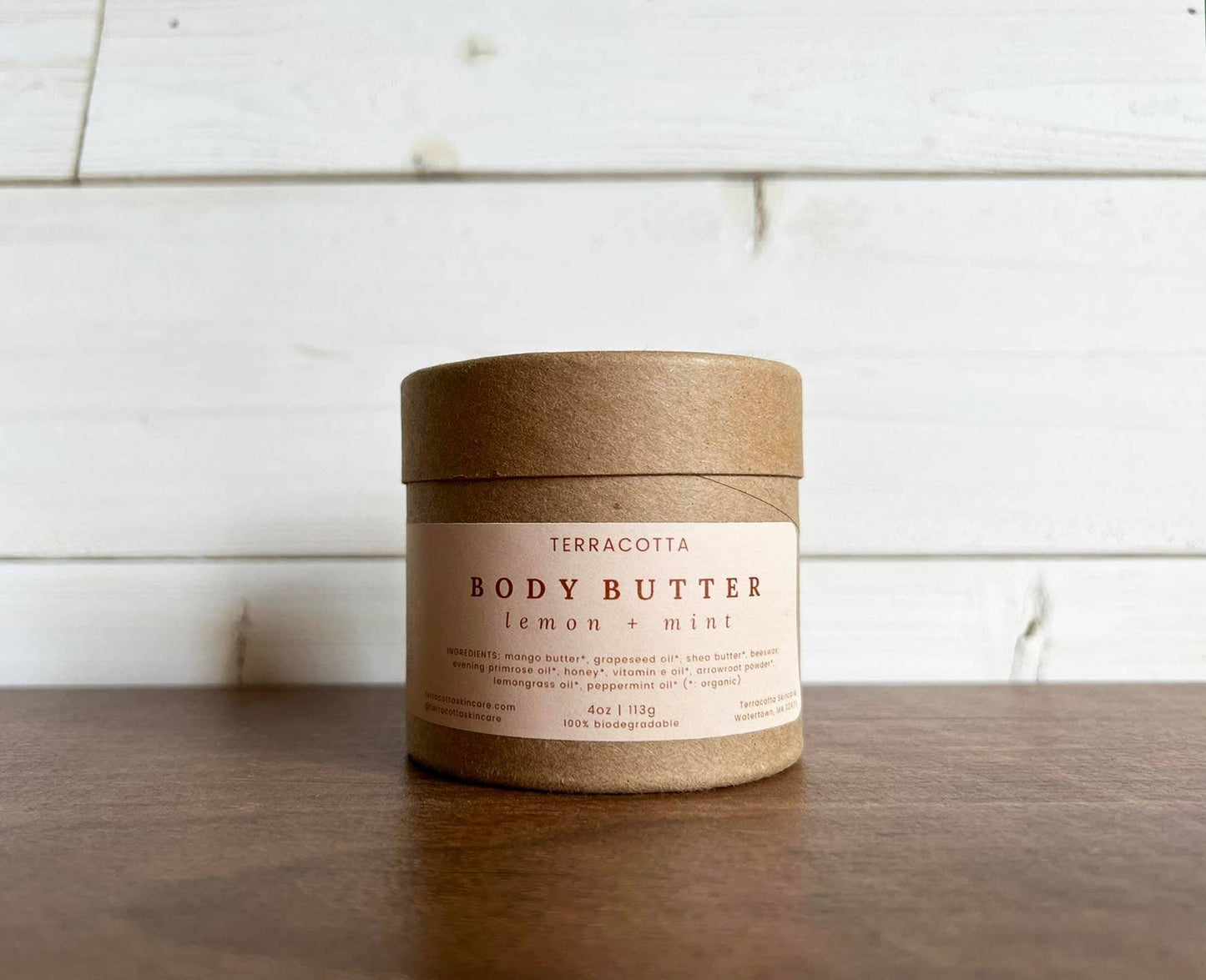 Lemon + Mint Body Butter - Terracotta Skincare