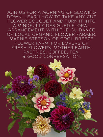 Oct. 3 | Sustainable Floral Design with Dahlias Workshop
