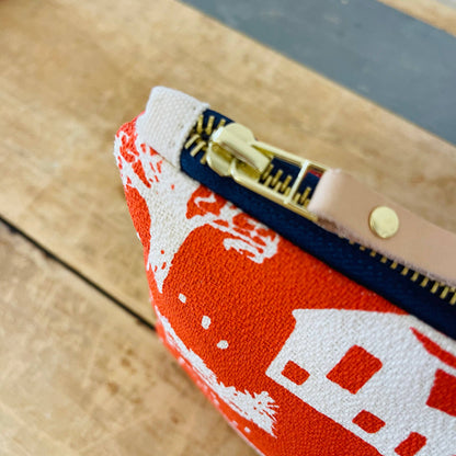 Laura Pouch - Farmhouse Toile (multiple color options)