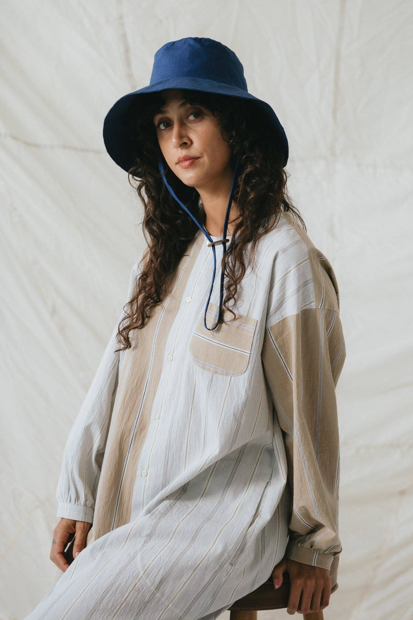 Gardener's Hat - Mineral Blue