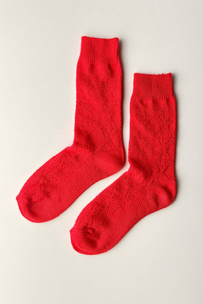 Modal Eyelet Socks - Multiple Colors
