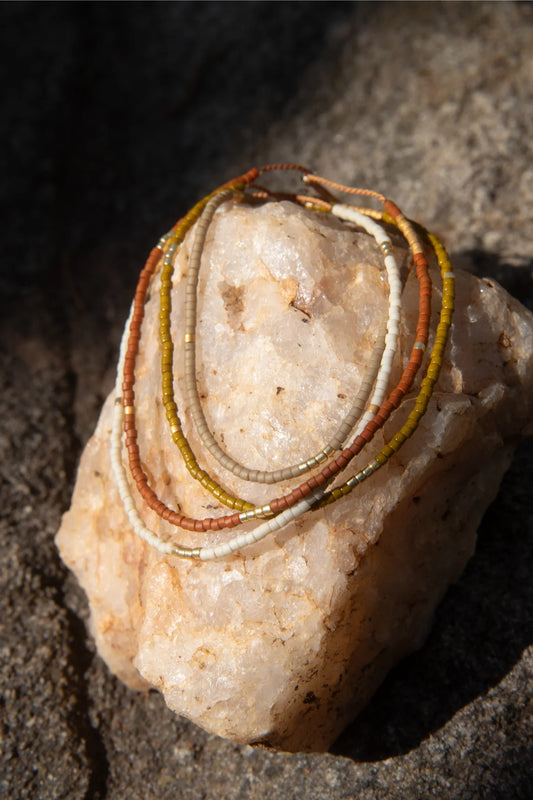 Sintha Silk Bead Bracelet