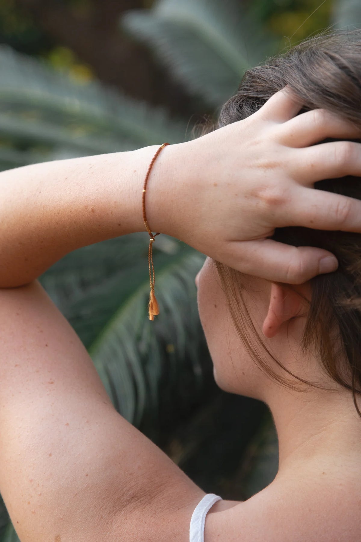 Sintha Silk Bead Bracelet