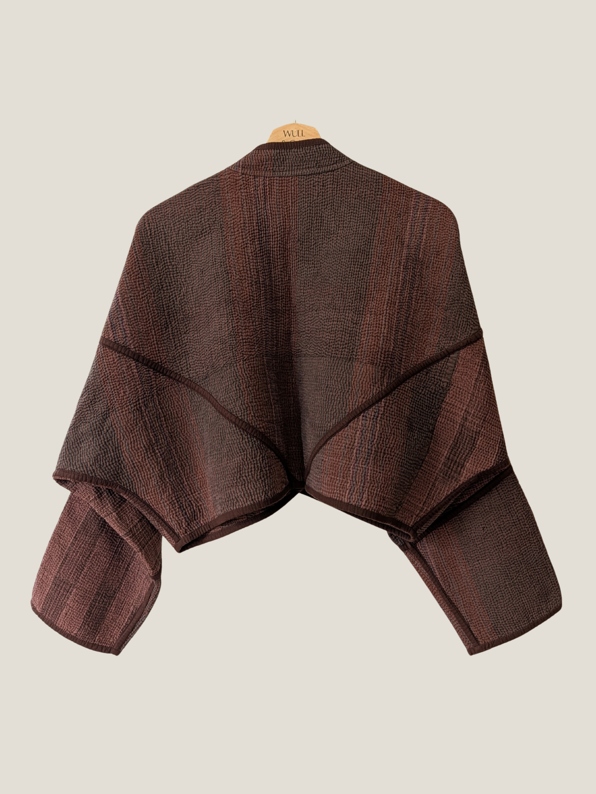 The Kaira Cropped Block Print Jacket
